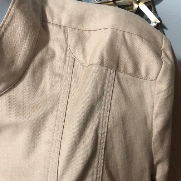 Christopher & Banks khaki jacket size medium - Picture 2 of 5